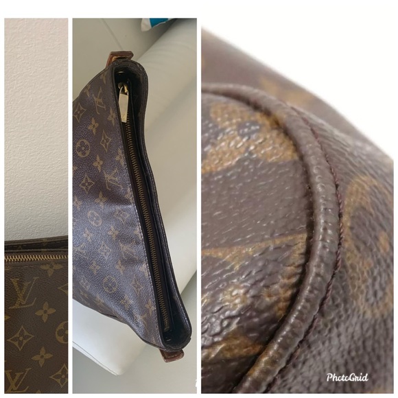 AUTH. Louis Vuitton looping Monogram canvas bag - Picture 4 of 8